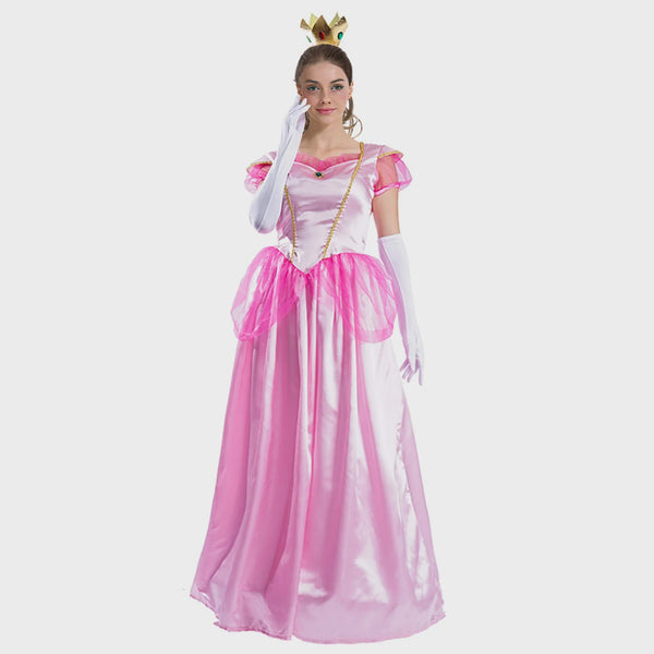 LADIES PRINCESS PEACH COSTUME